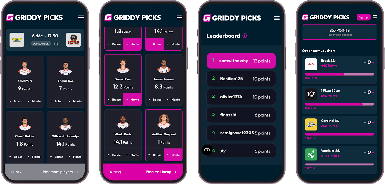 Griddy Picks en action